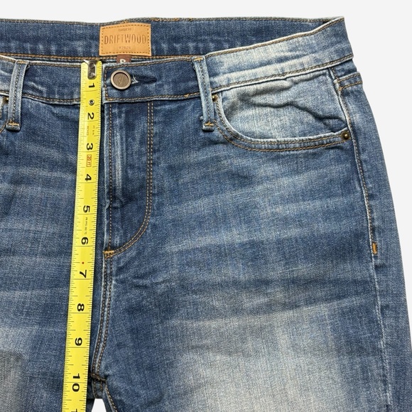 Anthropologie Driftwood Candace Mid-Rise Floral Embroidered Ankle Jeans Size 29 - Picture 11 of 16